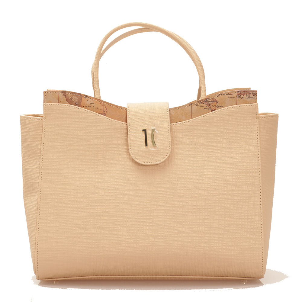 Borsa Donna a Mano 1A Classe Alviero Martini linea Geo Cool colore Naturale GV27