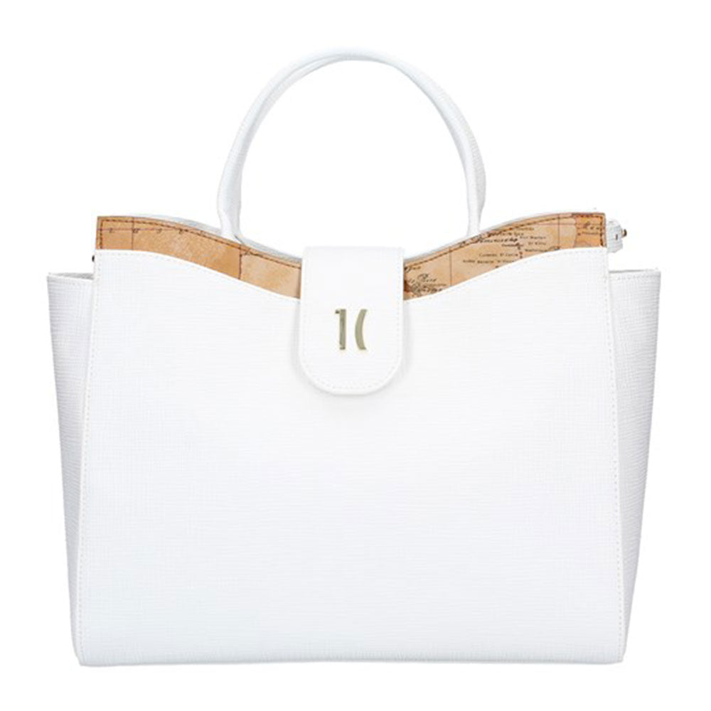Borsa Donna a Mano 1A Classe Alviero Martini linea Geo Cool colore Bianco GV27
