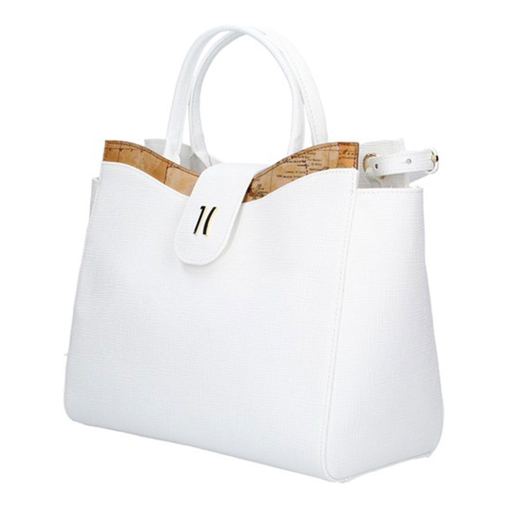 Borsa Donna a Mano 1A Classe Alviero Martini linea Geo Cool colore Bianco GV27