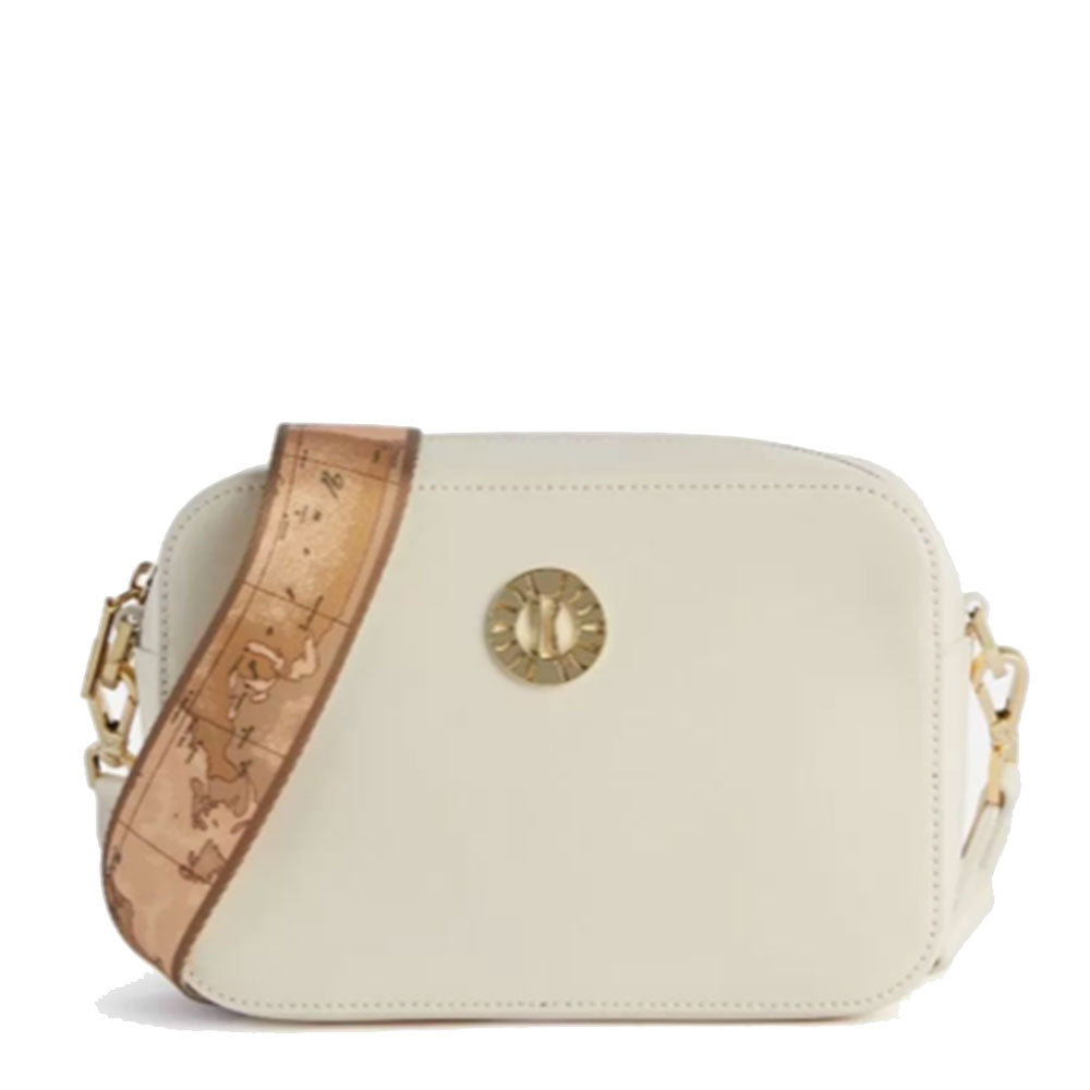 Borsa Donna a Tracolla 1A Classe Alviero Martini linea Geo Summer Dream in Pelle Bianca GV43
