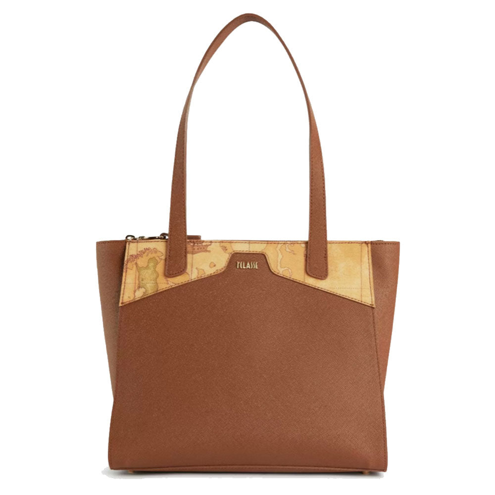 Borsa Donna Shopping Media 1A Classe Alviero Martini linea Glam City color Castagna GV70