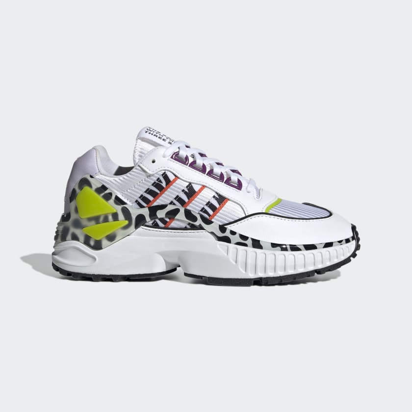 Scarpe Donna ADIDAS Sneakers linea ZX Wavian colore Bianco e