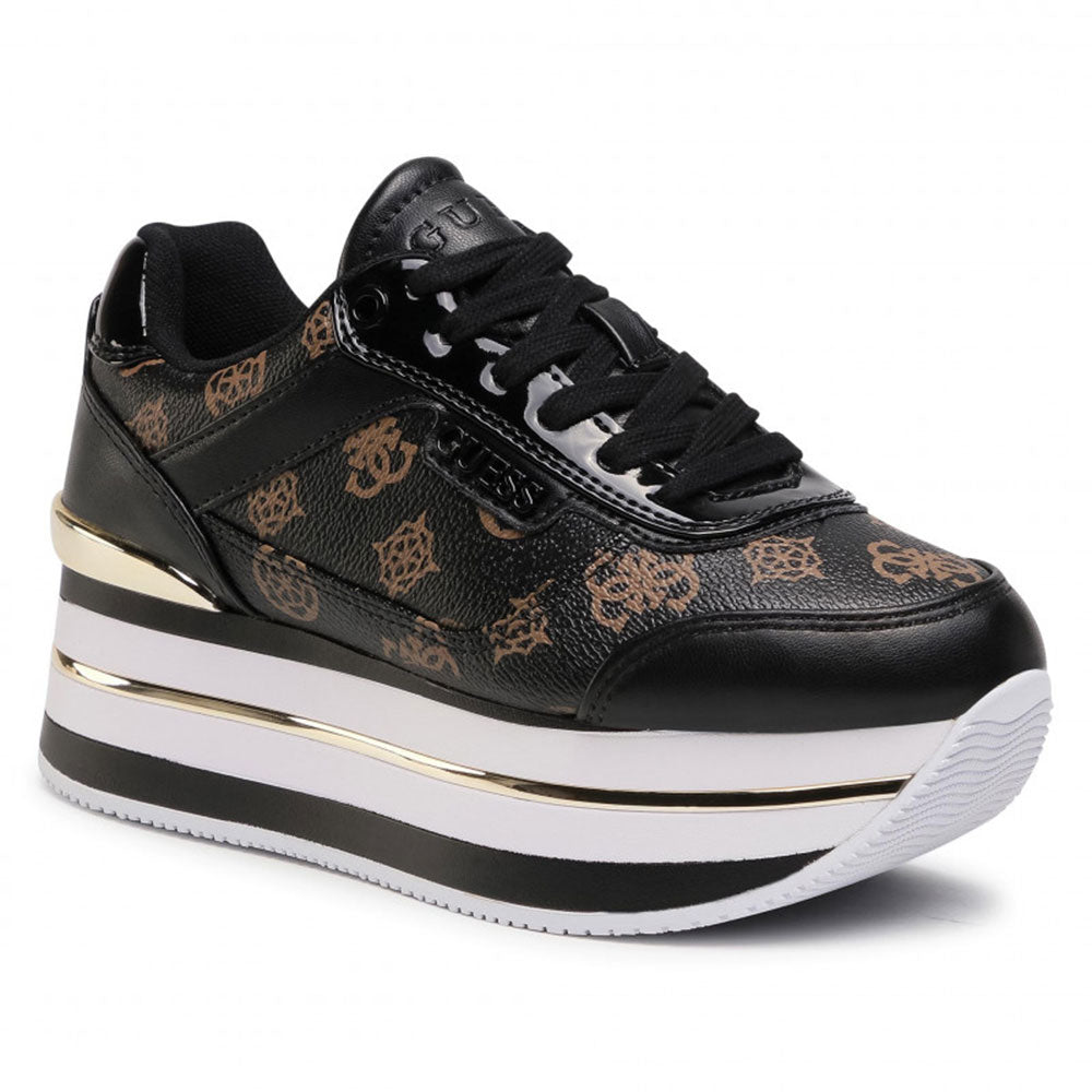 Scarpe Donna GUESS Sneakers Black Brass Linea Hansin