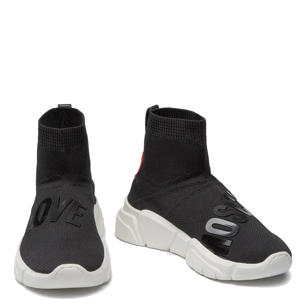 Scarpe Donna LOVE MOSCHINO Sneakers Running a Calzino Nero