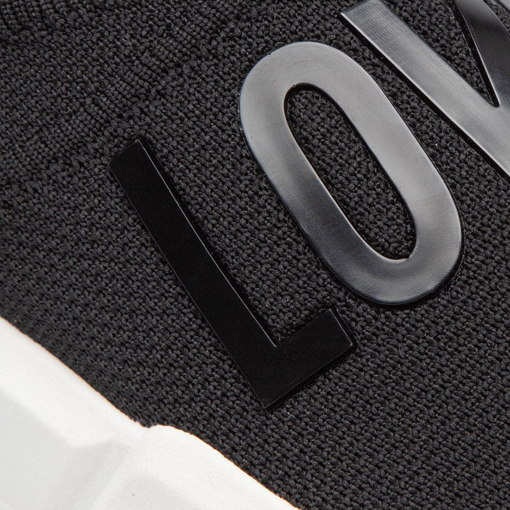 Scarpe Donna LOVE MOSCHINO Sneakers Running a Calzino Nero