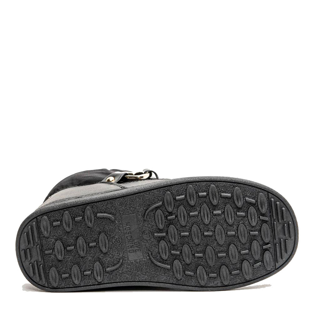 Scarpe Donna LOVE MOSCHINO Stivaletti da Neve Neri con Catena