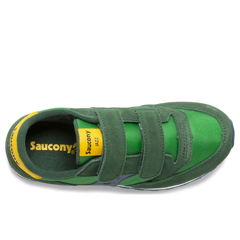 Scarpe Bambino Saucony Sneakers Jazz Double Hook & Look Kids Green - Yellow - Blue