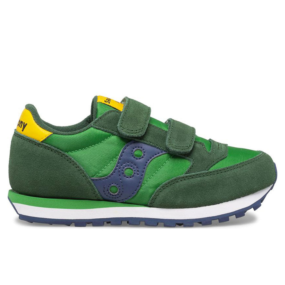 Scarpe Bambino Saucony Sneakers Jazz Double Hook & Look Kids Green - Yellow - Blue