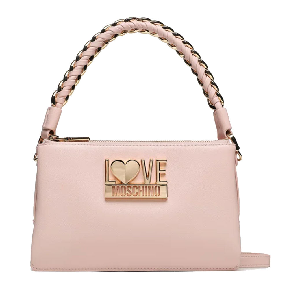 Borsa Donna a Spalla LOVE MOSCHINO linea Wanderlust color Cipria a