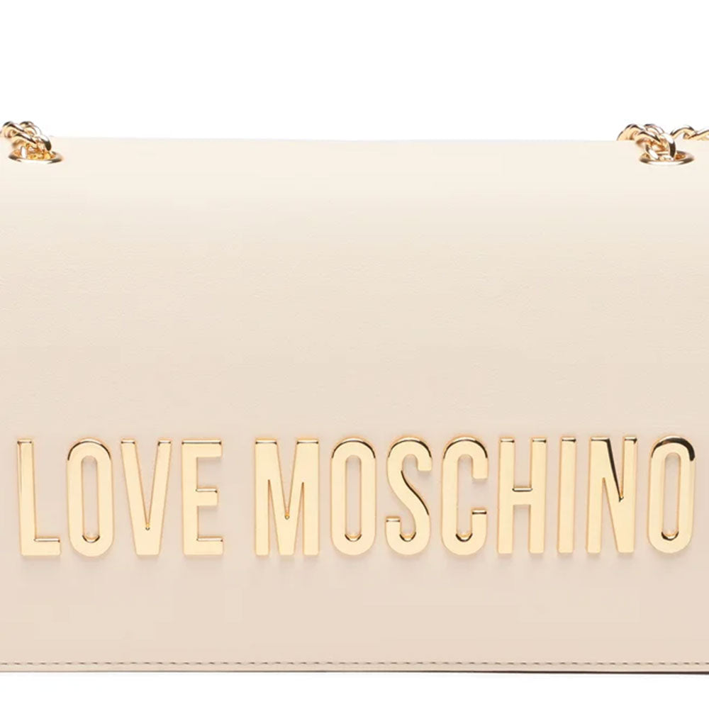 LOVE MOSCHINO BOLD BAG LINIE
Damen-Schulter- und Umhängetasche in der Farbe Elfenbein