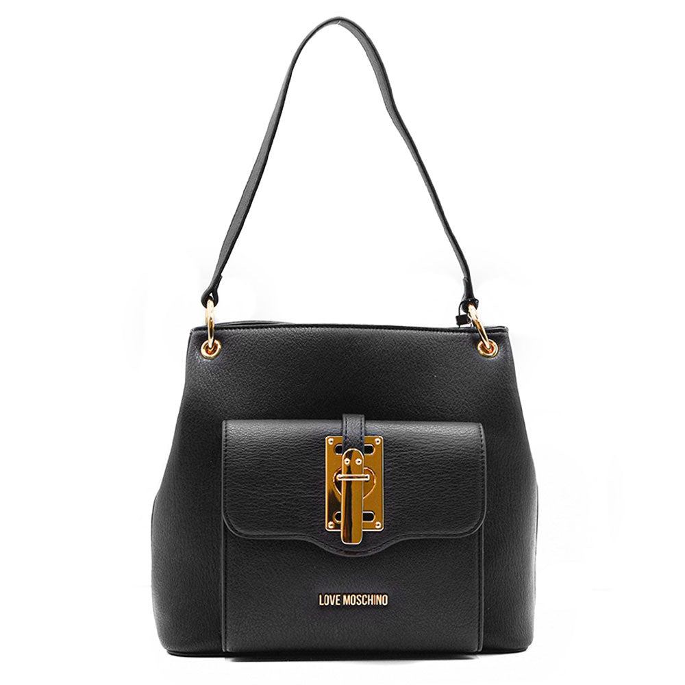 Borsa Donna Hobo LOVE MOSCHINO colore Nero JC4315