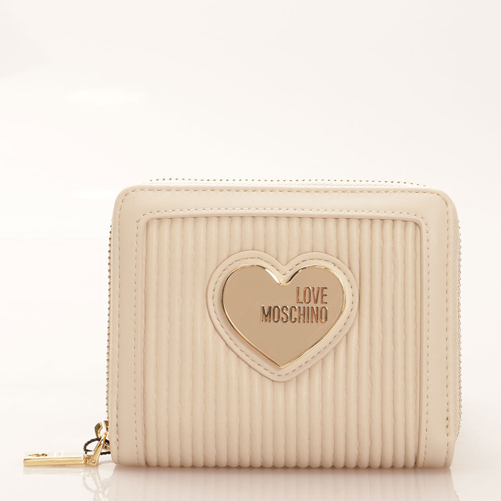 Portafoglio Love Moschino Donna Zip Around Nero – Modello A24MO30 JC5700
