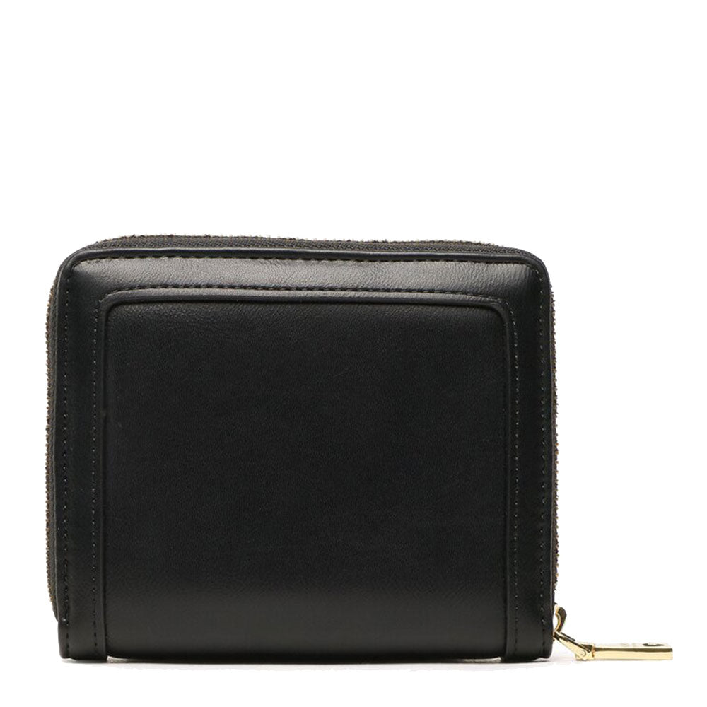Portafoglio Donna Piccolo con Zip LOVE MOSCHINO linea Metal Logo Nero JC5623