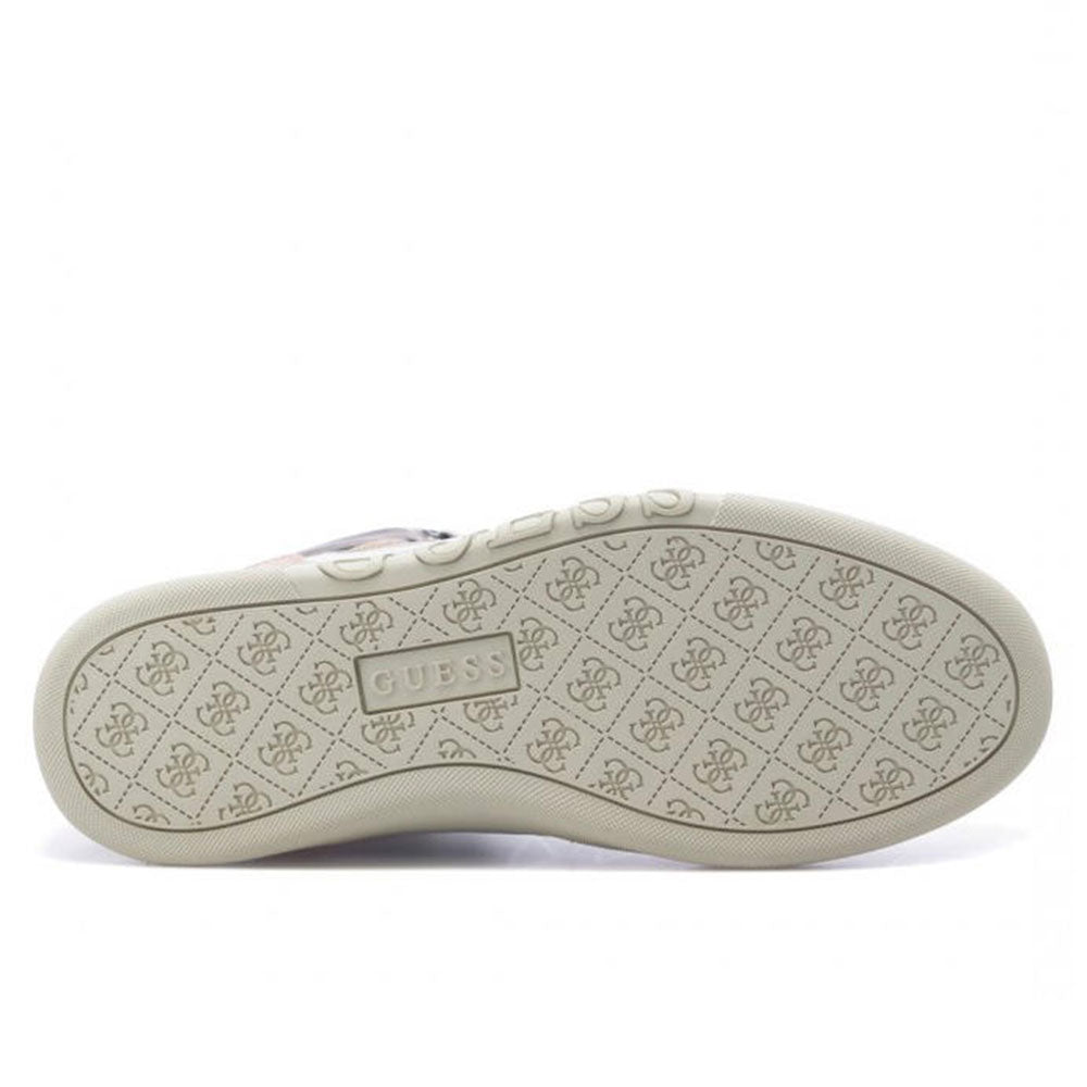 Scarpe Donna GUESS Sneakers Alta Linea Justis Colore White