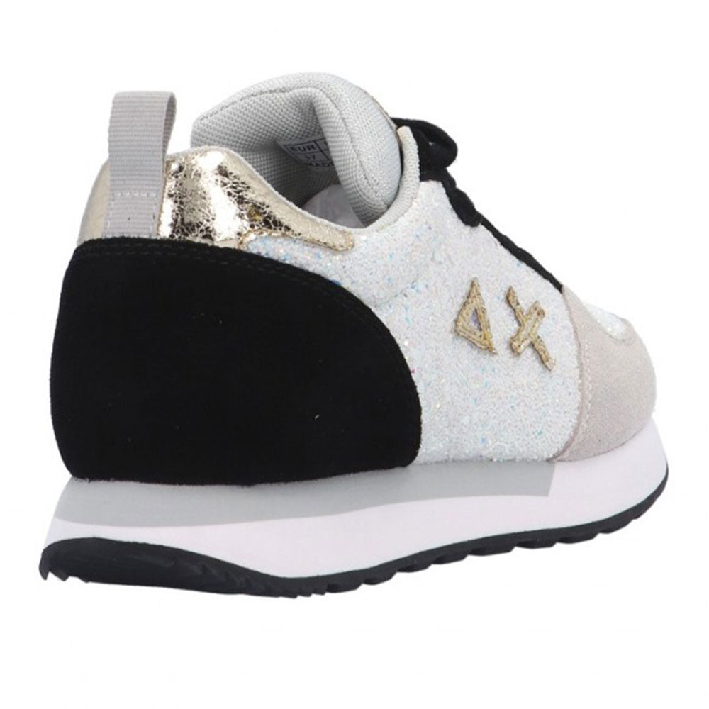 Scarpe Donna Sun68 Sneakers Kelly Glitter Bianco