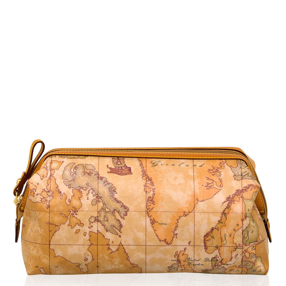 Necessaire Beauty Case Alviero Martini 1A Classe Beige – Pelle Sintetica, 25x16x10 Cm