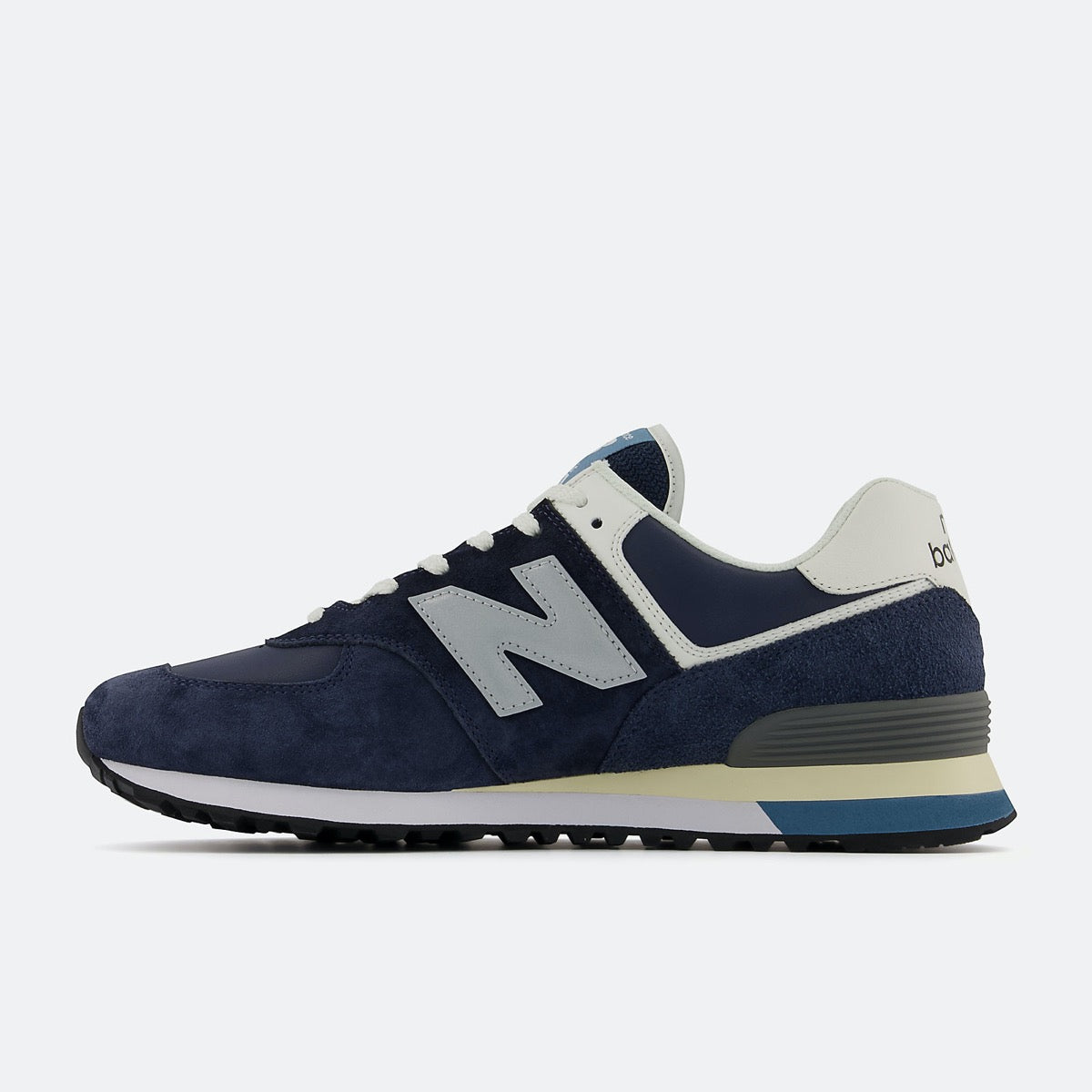 Scarpe Uomo NEW BALANCE Sneakers 574 in Mesh e Suede colore Navy