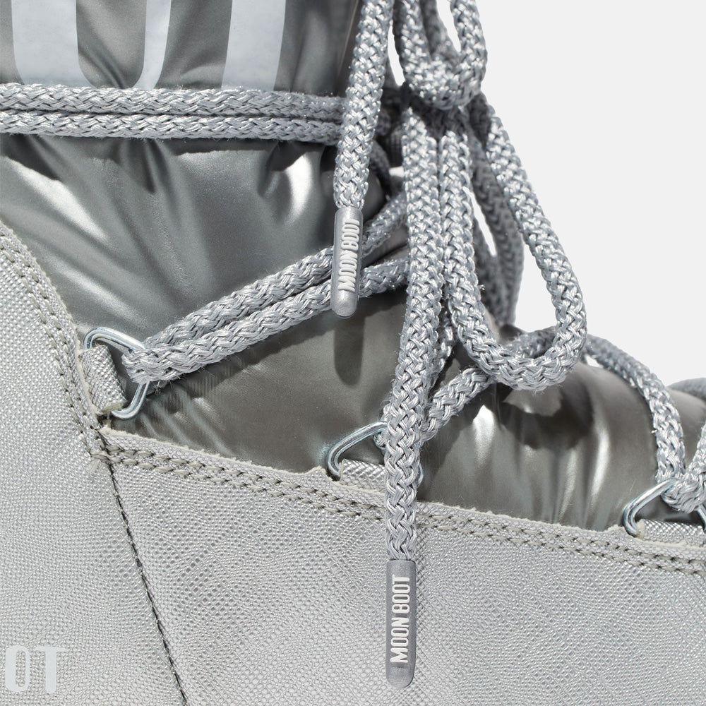 Stivali da Neve Donna MOON BOOT Icon Low Pillow Colore Argento