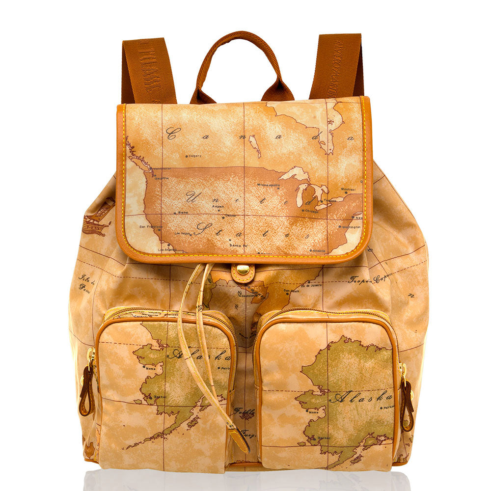 Zaino Donna con Tasche 1A Classe Alviero Martini Geo Soft N734