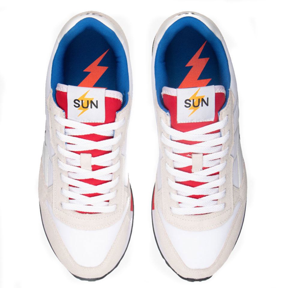 Scarpe Uomo Sun68 Sneakers Niki Solid colore Bianco Z31118-01