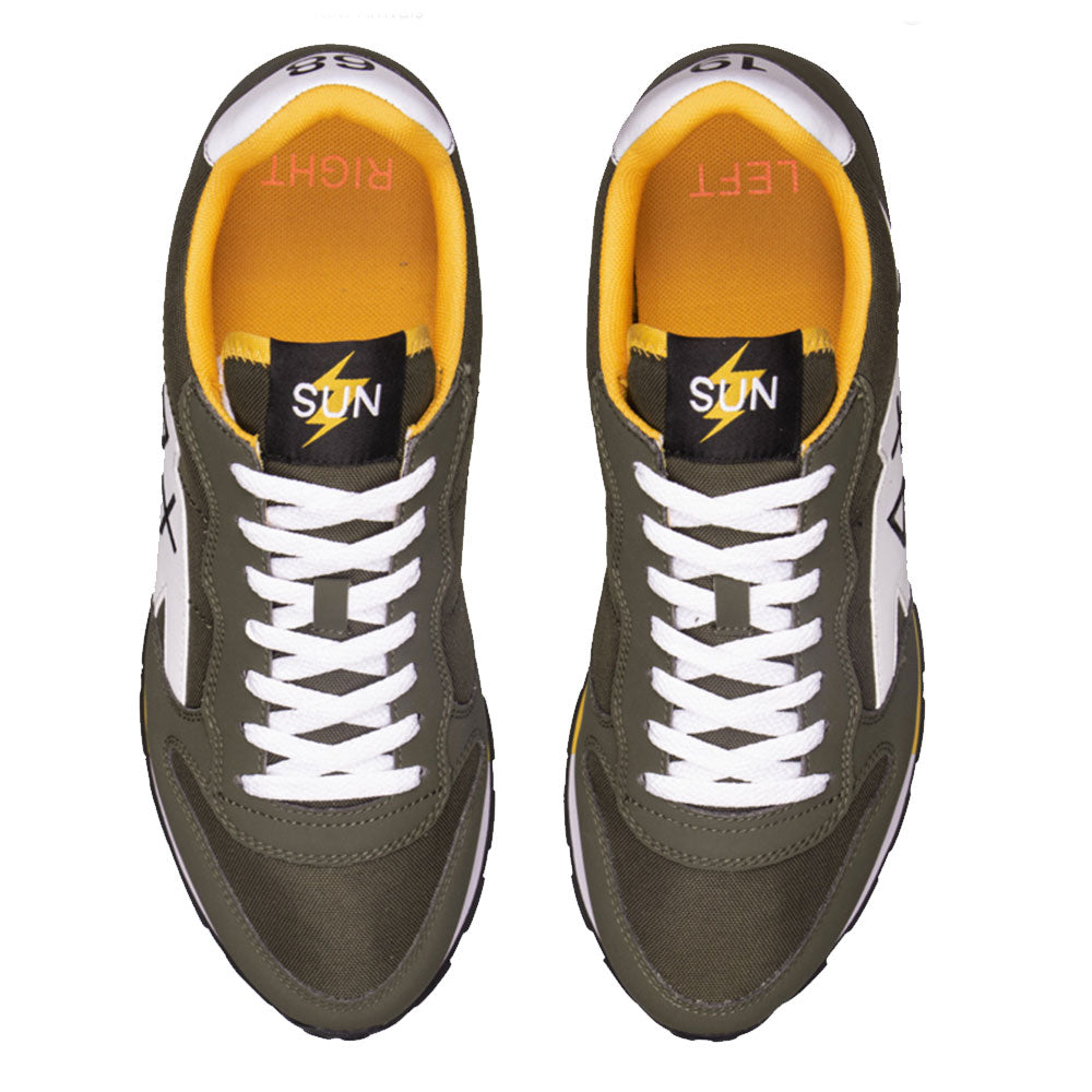 Scarpe Uomo Sun68 Sneakers Niki Solid Militare Scuro