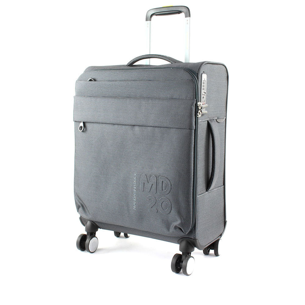 Trolley Cabina Semirigido 55cm Mandarina Duck 4 Ruote Linea MD20 Colore Steel