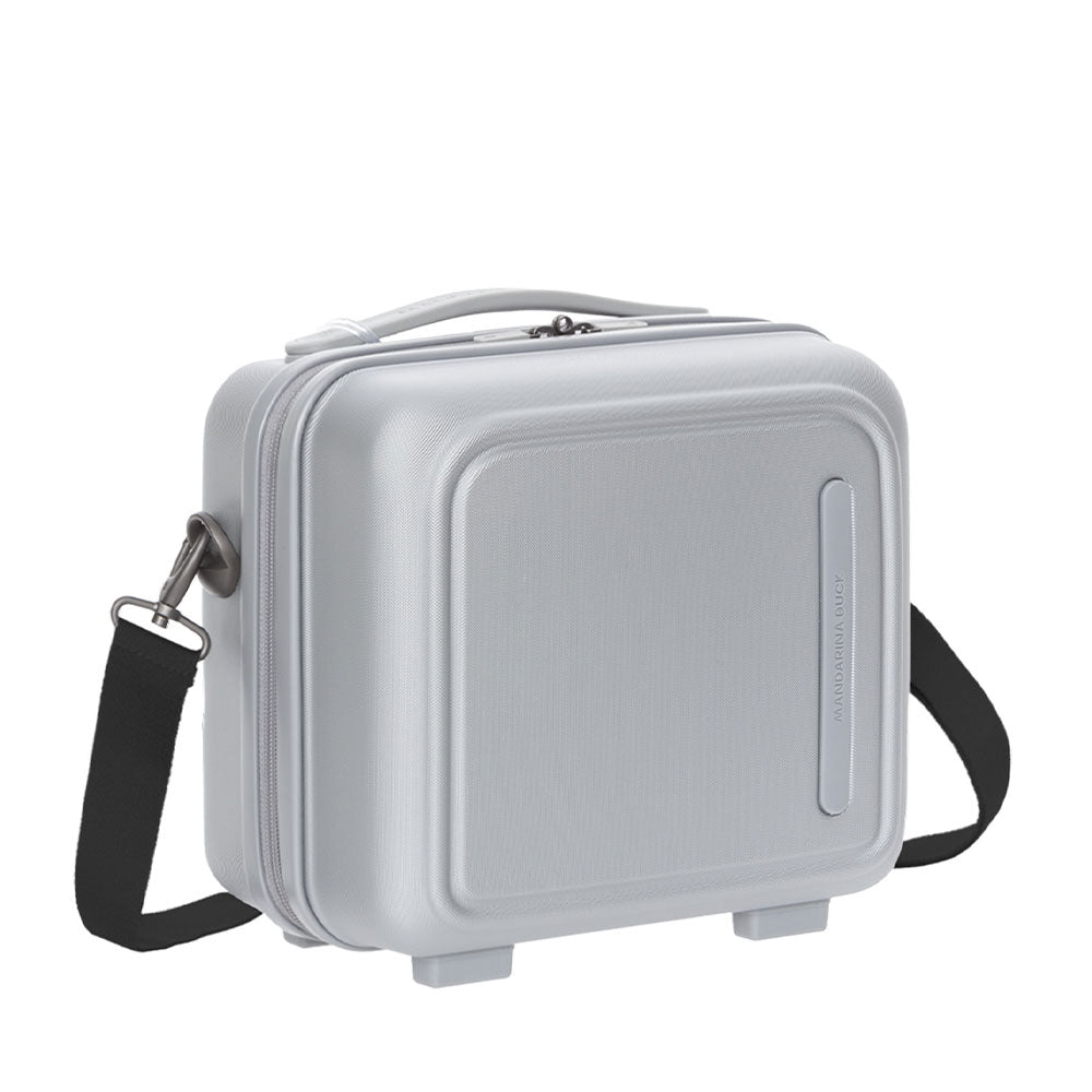 Mandarina Duck Damen Beauty Case Logoduck Line Farbe Silber