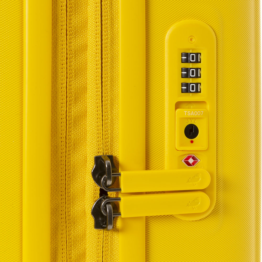 Trolley Cabina Rigido Espandibile 55cm Mandarina Duck Linea Logoduck Colore Duck Yellow