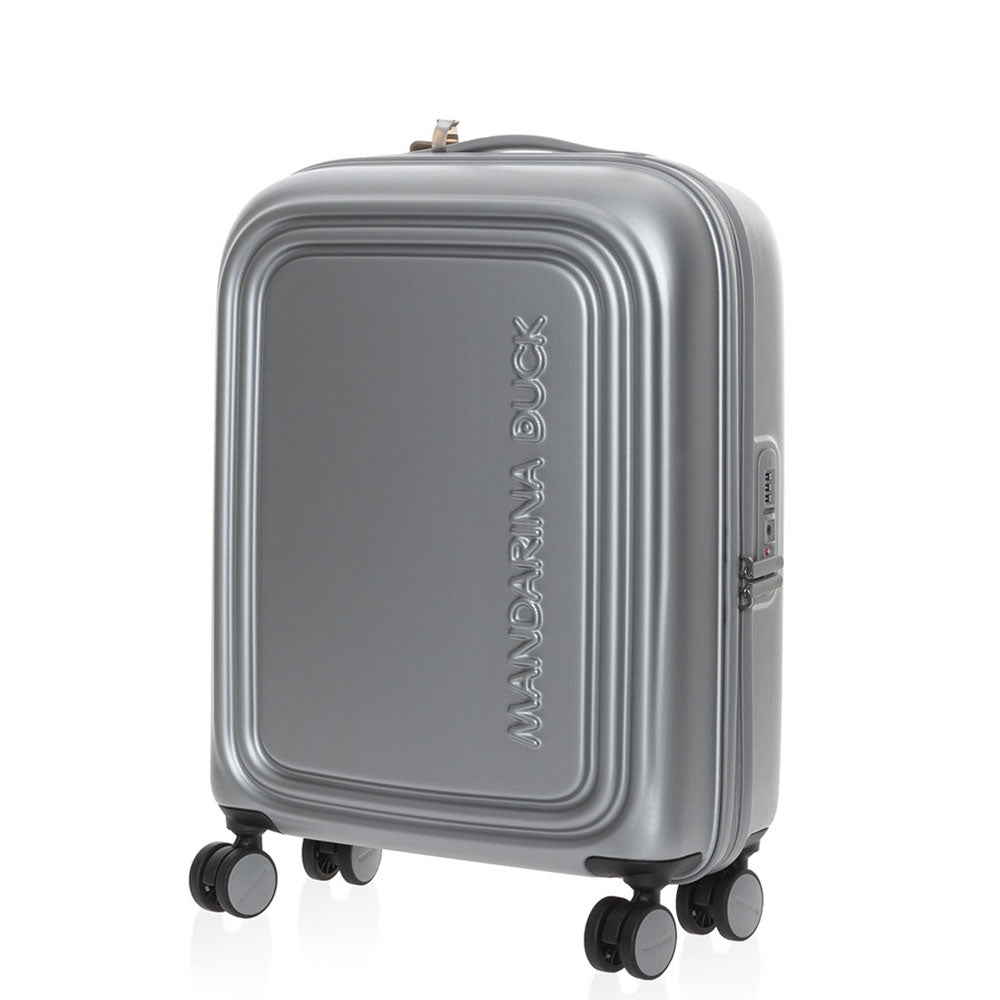 Trolley Cabina Rigido 55cm Mandarina Duck 4 Ruote Colore Silver