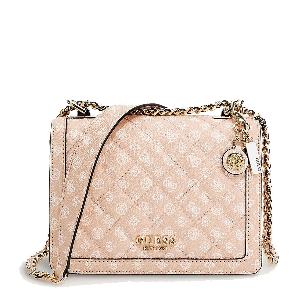 Borsa Donna a Tracolla GUESS Linea Abey Colore Light Rose Logo