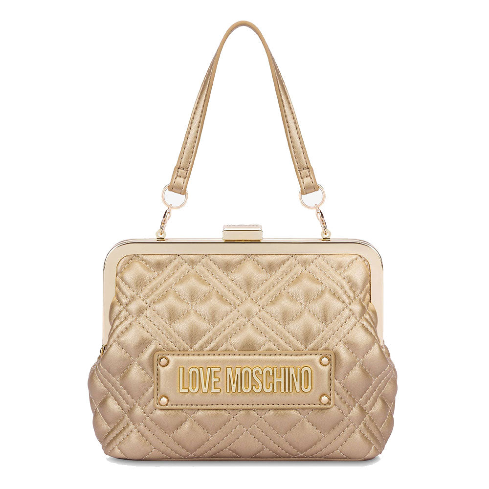 Borsa A Mano Love Moschino Donna, Collezione SS24, Con Logo A Cuore, Accessorio Moda