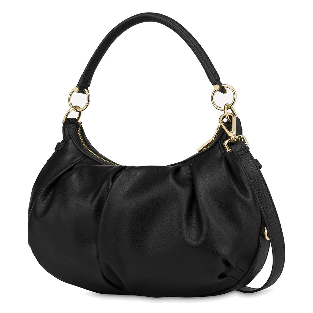 Borsa Donna Hobo con Foulard LOVE MOSCHINO linea City Bag colore Nero