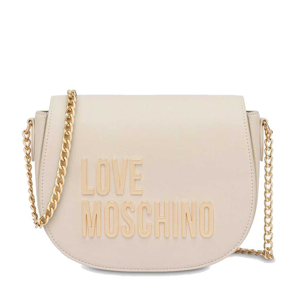 Borsa Donna a Tracolla LOVE MOSCHINO linea Bold Bag Avorio a sconto Cuoieriashop