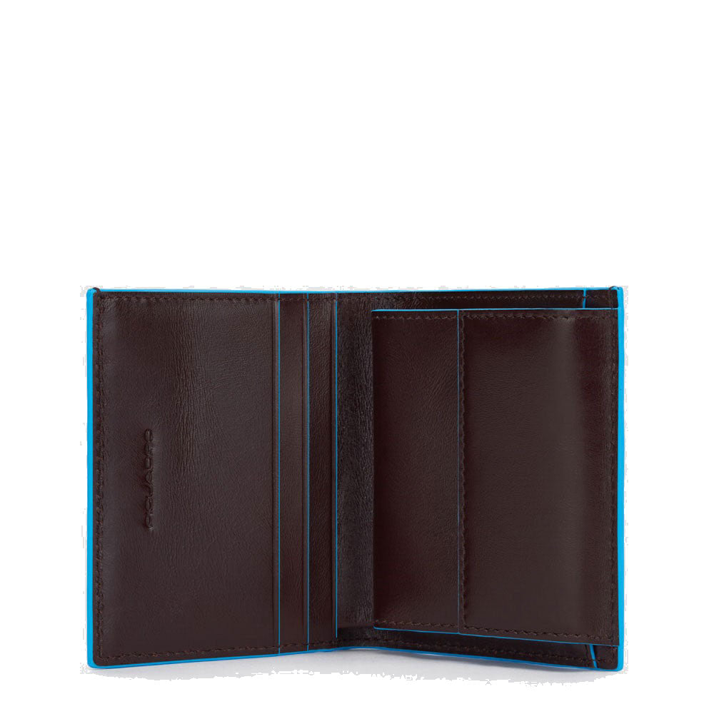 Portafoglio Uomo Verticale PIQUADRO in Pelle Mogano - PU5963B2R