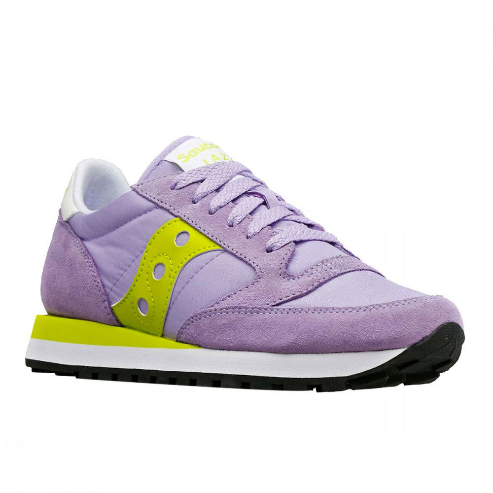 Scarpe Donna Saucony Sneakers Jazz Original Violet - Lime