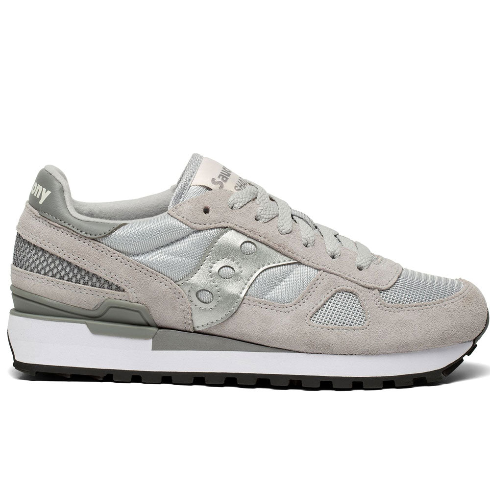 Scarpe Donna Saucony Sneakers Shadow Original Grey Silver a sconto Cuoieriashop