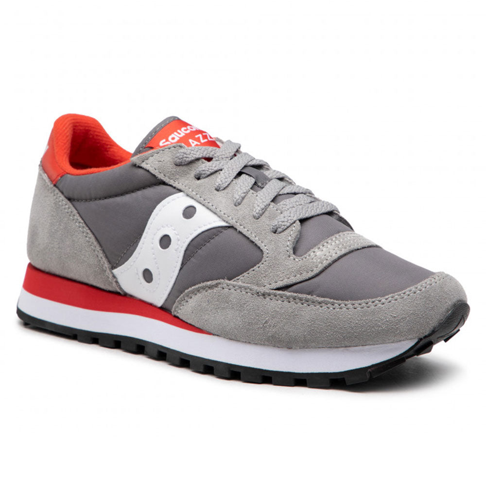 Scarpe Uomo Saucony Sneakers Jazz Original Grey - White - Red