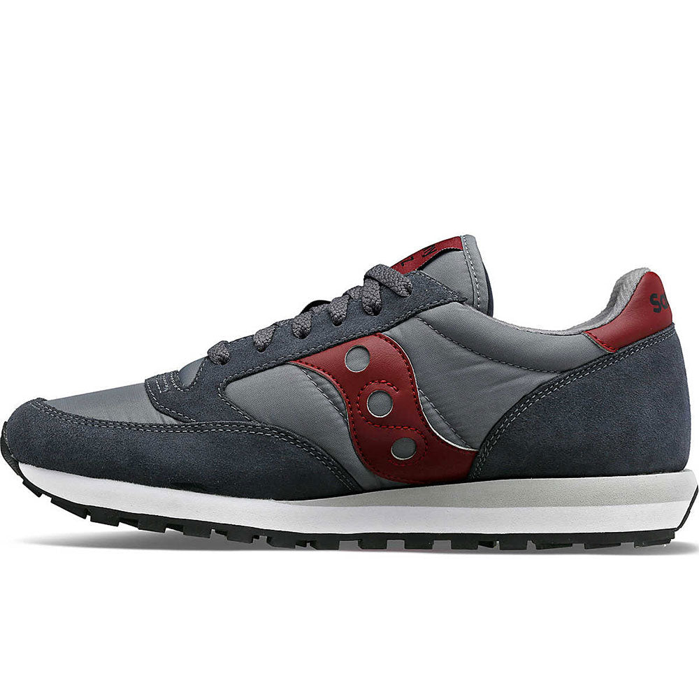 Scarpe Uomo Saucony Sneakers Jazz Original Colore Grey - Dark Red