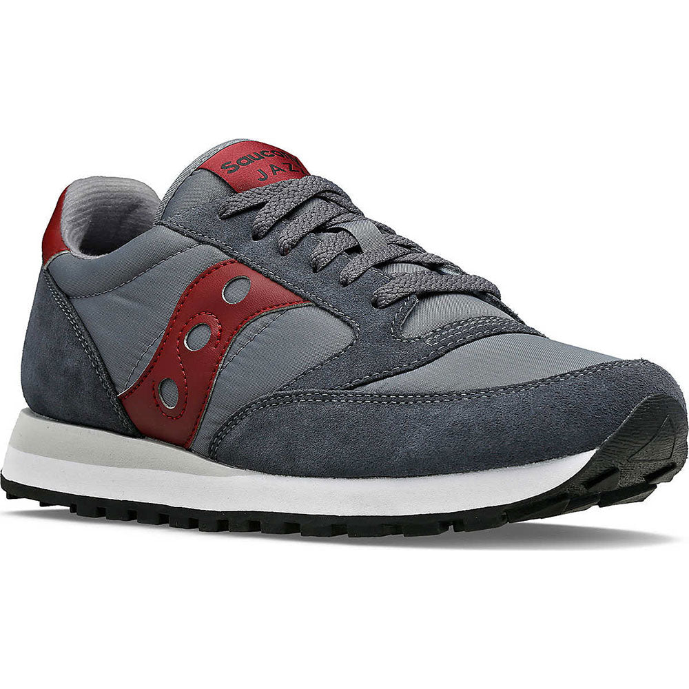 Scarpe Uomo Saucony Sneakers Jazz Original Colore Grey - Dark Red