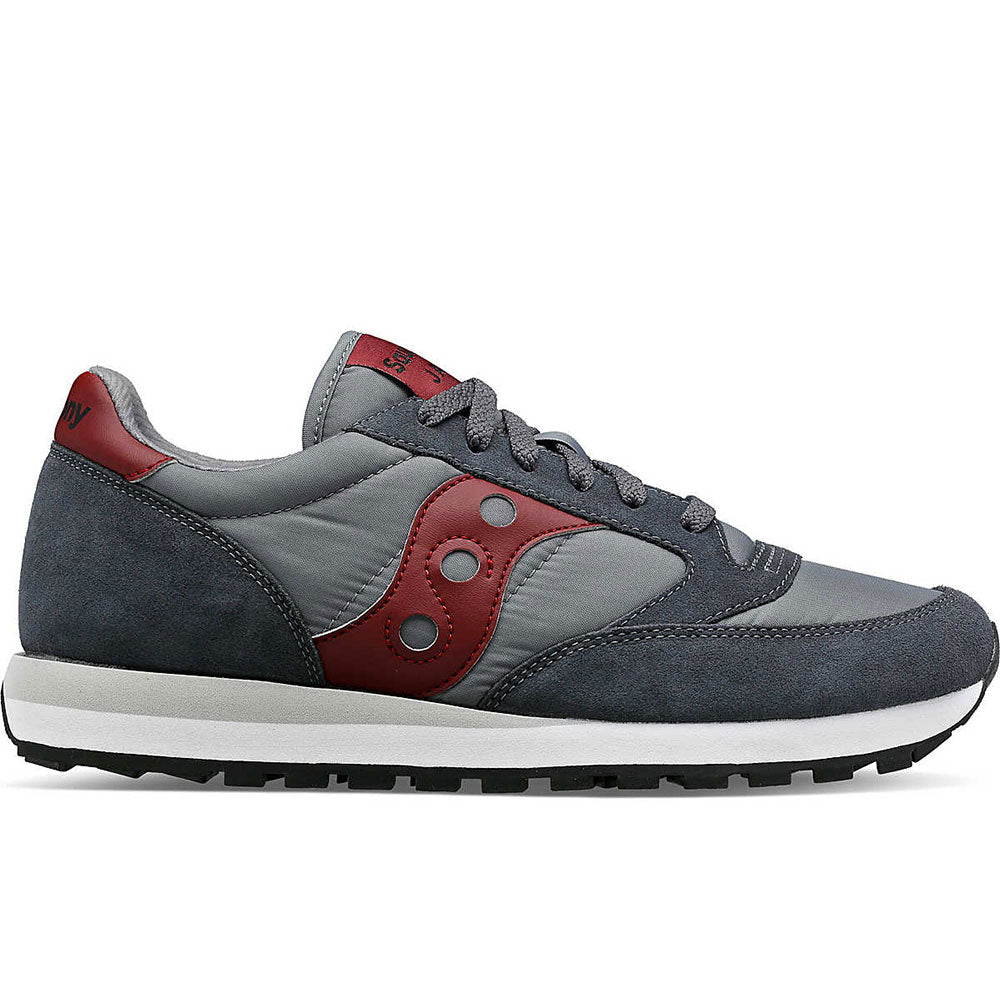Scarpe Uomo Saucony Sneakers Jazz Original Colore Grey - Dark Red