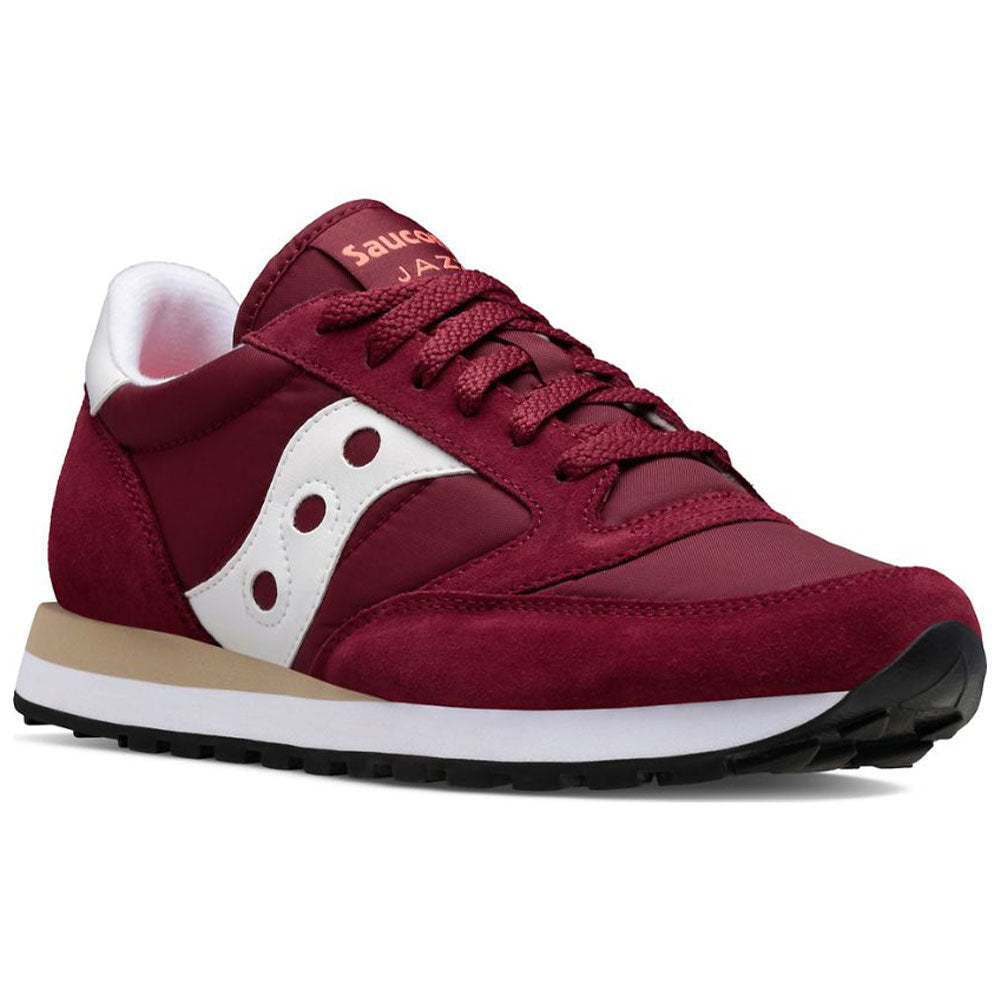 Scarpe Uomo Saucony Sneakers Jazz Original Burgundy