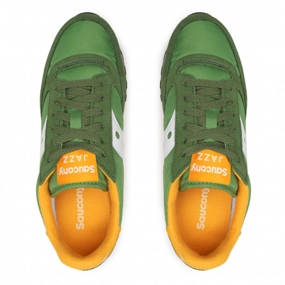 Scarpe Uomo Saucony Sneakers Jazz Original Green - White - Orange