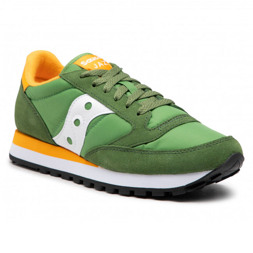 Scarpe Uomo Saucony Sneakers Jazz Original Green - White - Orange