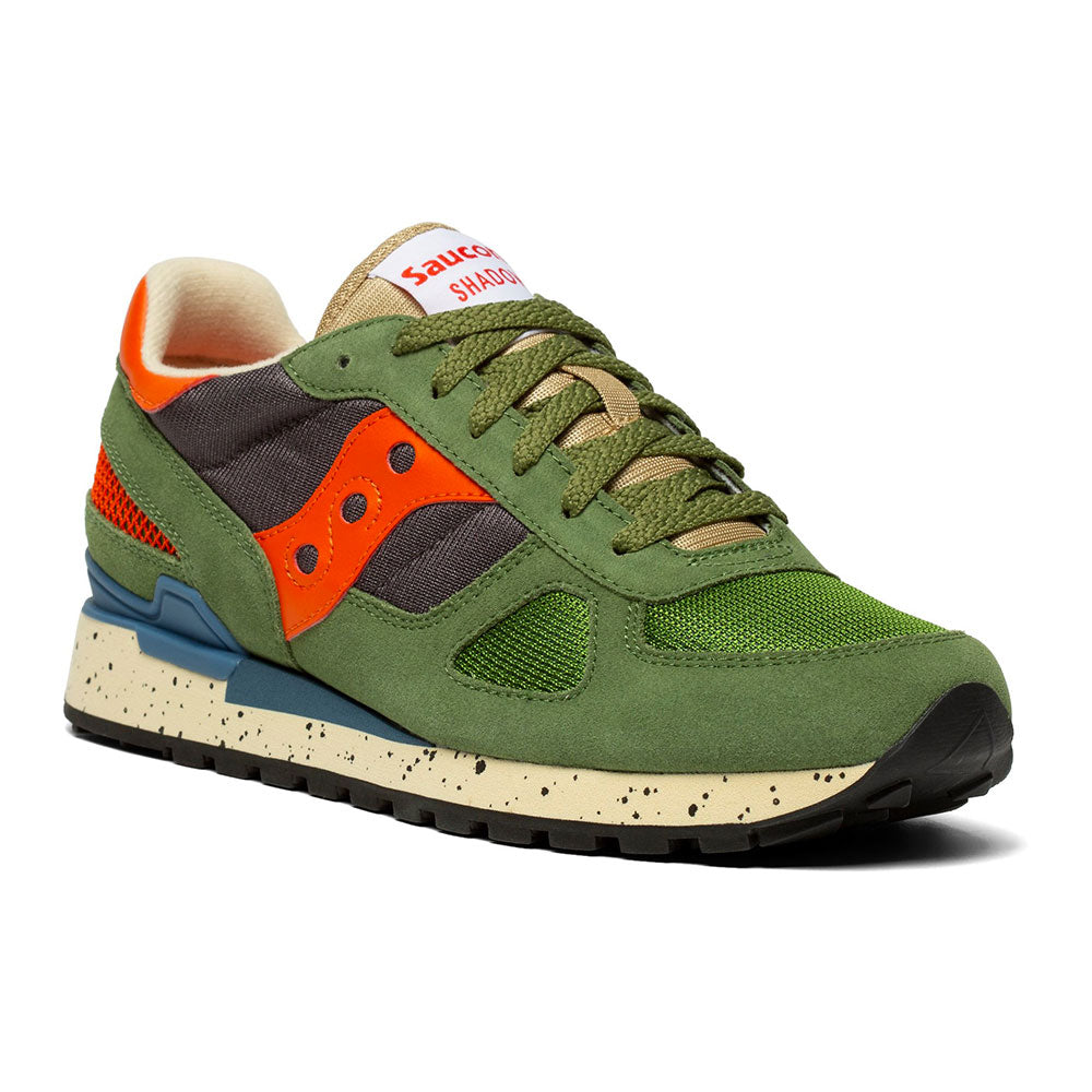 Scarpe Uomo Saucony Sneakers Shadow Original Green - Grey - Orange