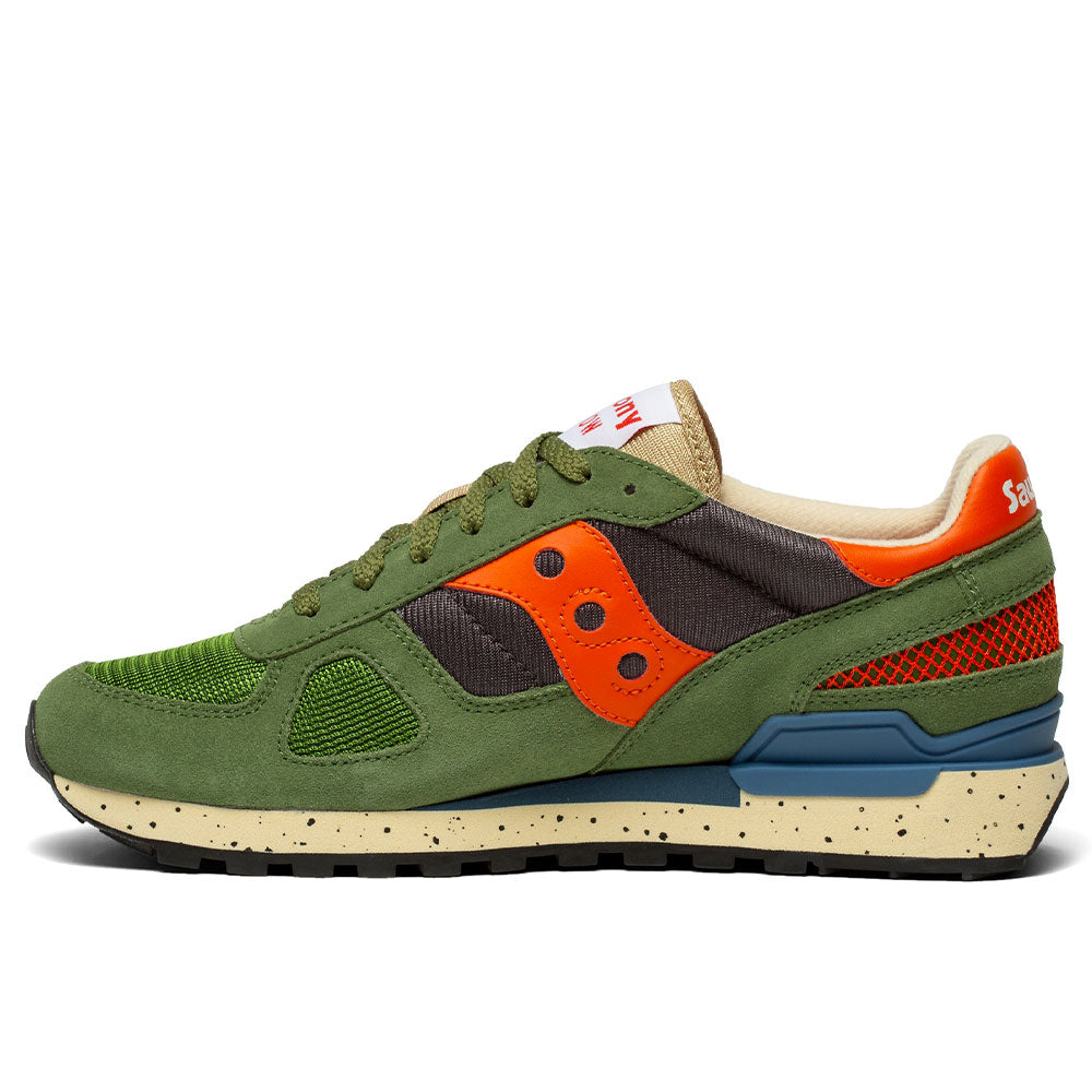 Scarpe Uomo Saucony Sneakers Shadow Original Green - Grey - Orange