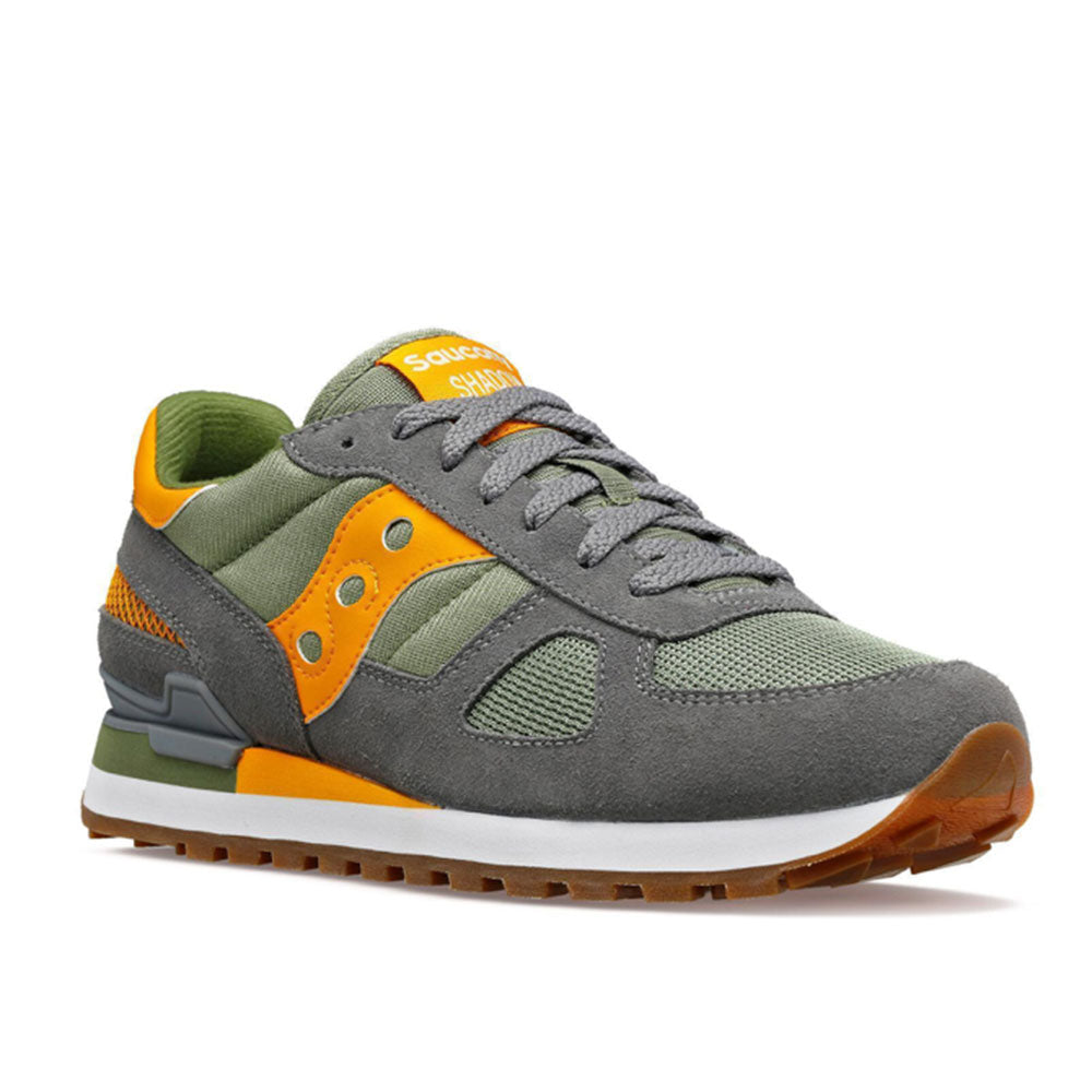 Scarpe Uomo Saucony Sneakers Shadow Original Grey - Green