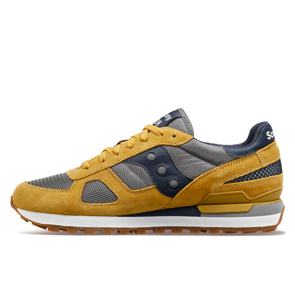 Scarpe Uomo Saucony Sneakers Shadow Original Beige - Grey