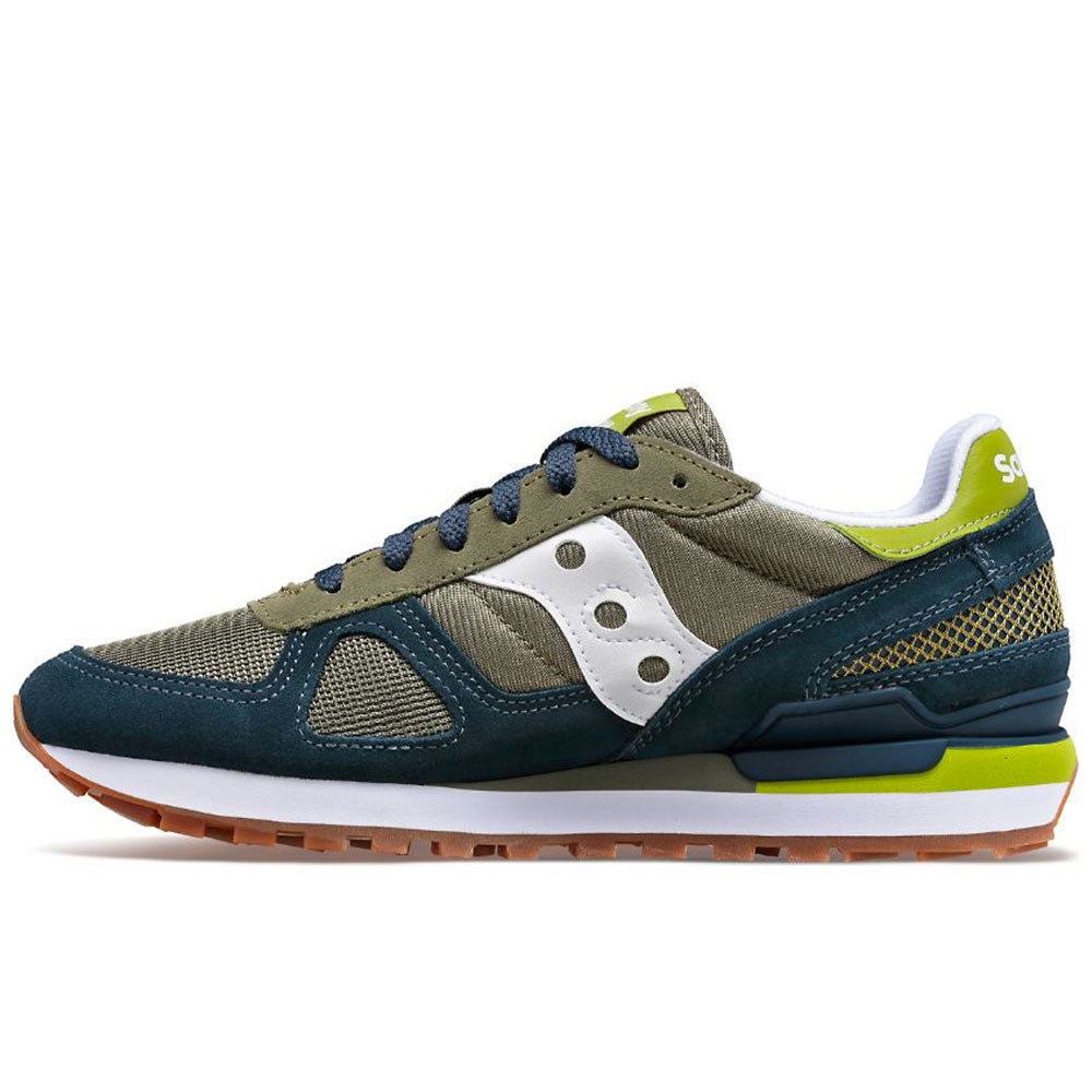 Scarpe Uomo Saucony Sneakers Shadow Original Navy - Green