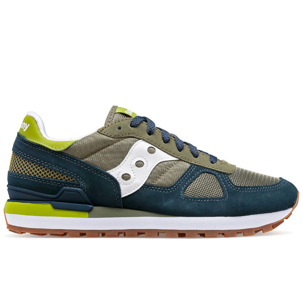 Scarpe Uomo Saucony Sneakers Shadow Original Navy - Green