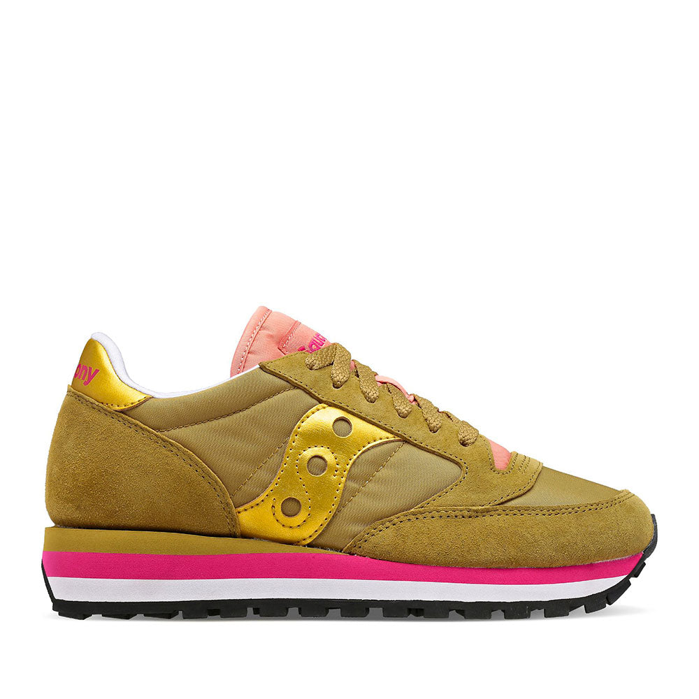 Scarpe Donna Saucony Sneakers Jazz Triple Olive - Gold